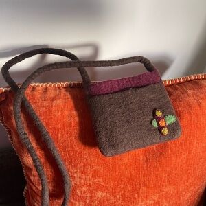 Felted purse from Nepal